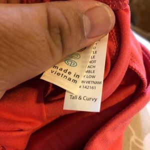 TC LuLaRoe Leggings, Coral